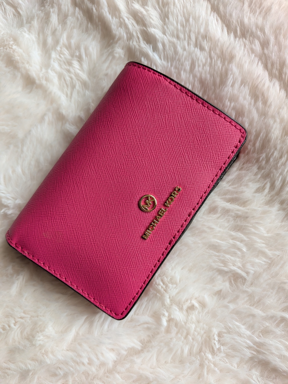 Michael Kors Pink 🩷 Leather Card Holder